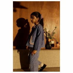 Veste Duchesse Velours Côtelé | Bleu