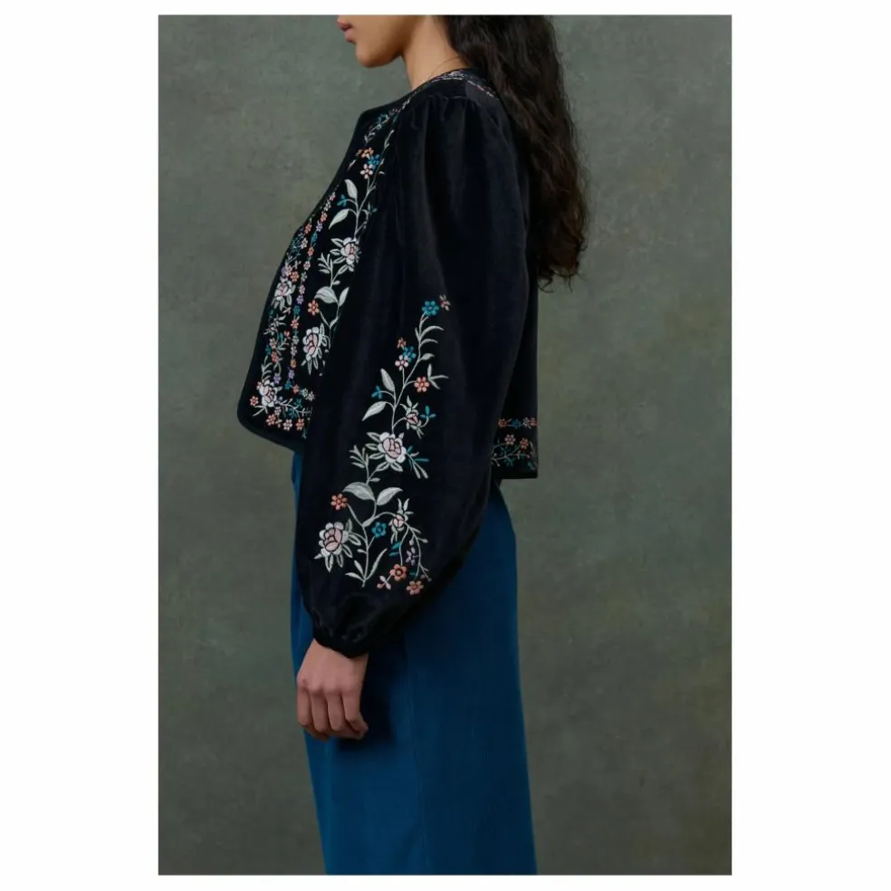 Veste Duras Velours - Collection Femme | Noir