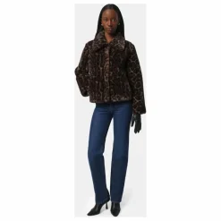 Veste Elis Léopard Fibres Recyclées | Marron