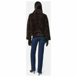 Veste Elis Léopard Fibres Recyclées | Marron