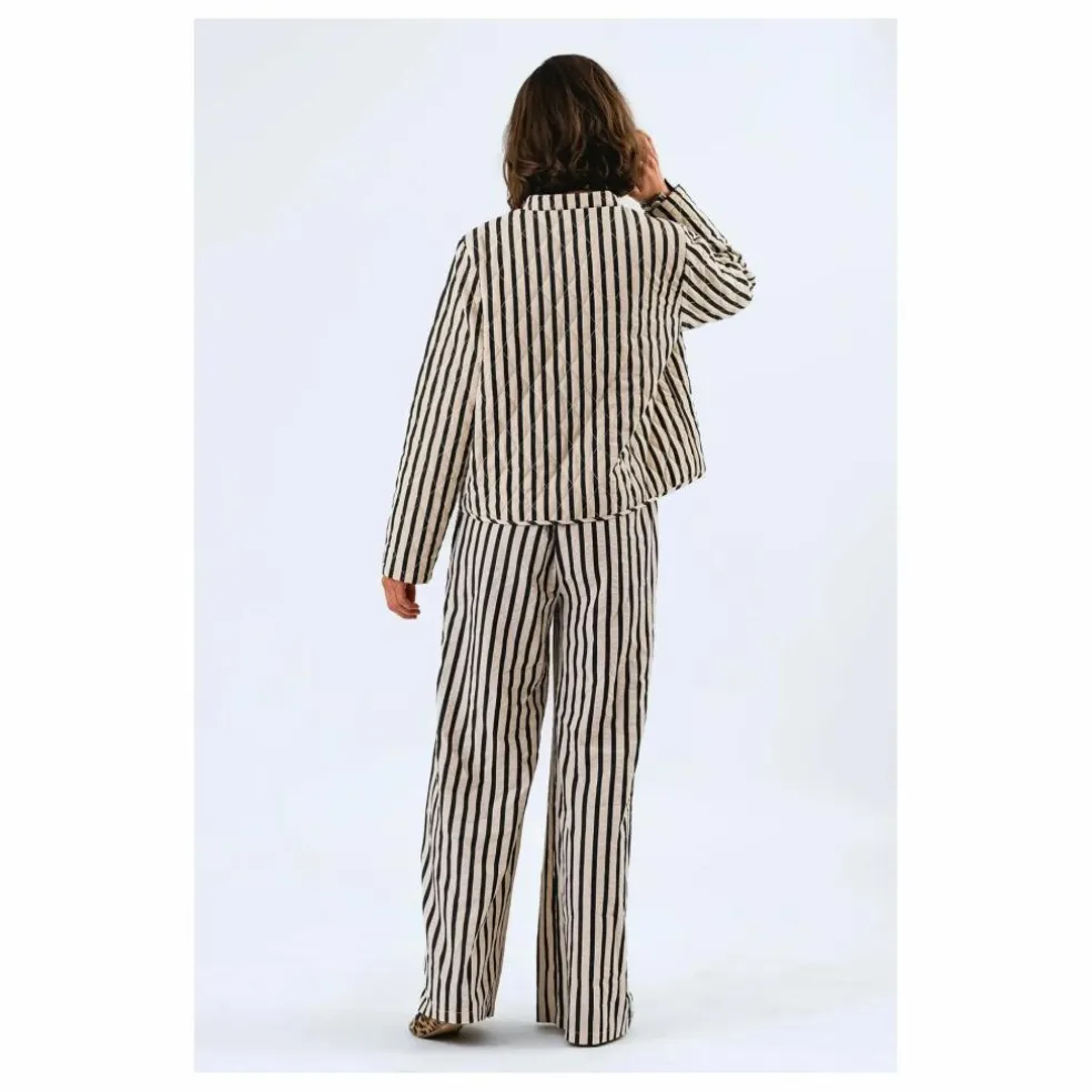 Veste Emilia Rayures | Noir