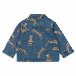Veste en Jean Magot Tigres Coton Bio | Bleu