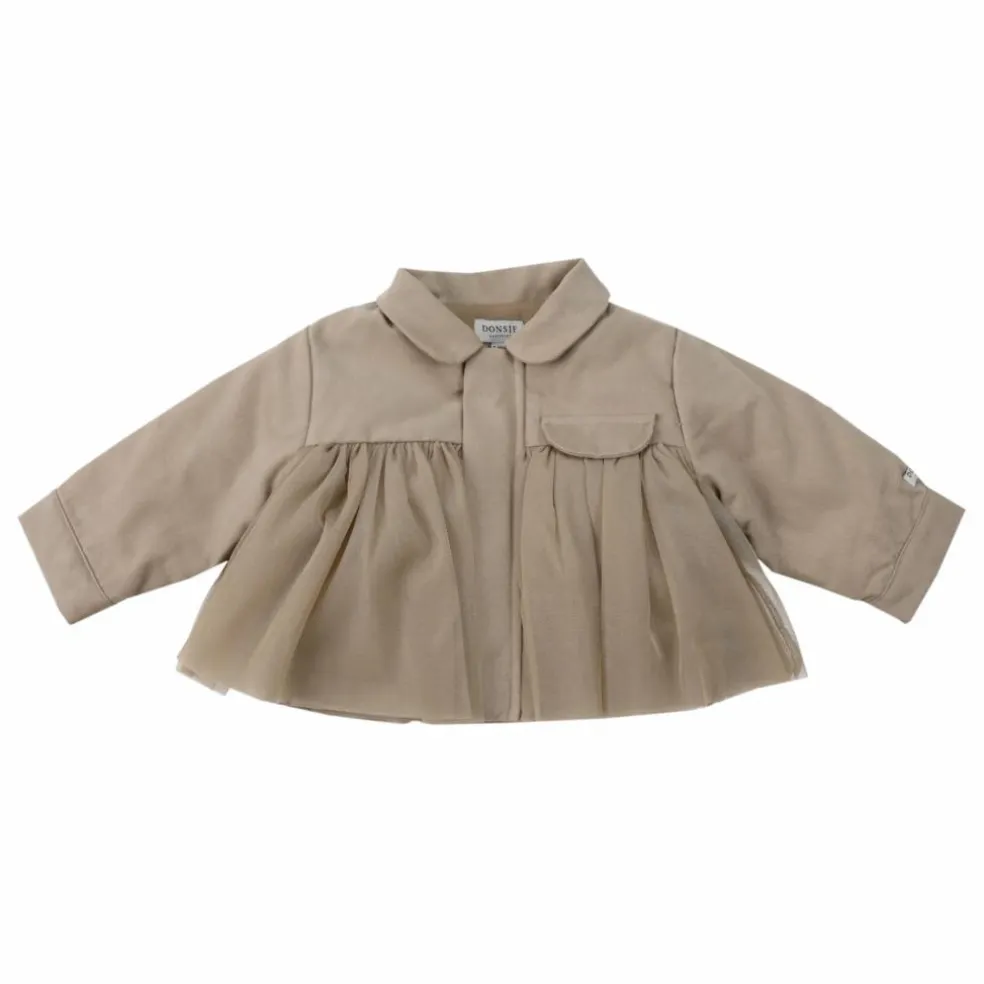 Veste en Tulle Verlaine | Taupe