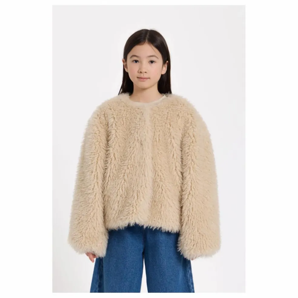 Veste Façon Fourrure Lucky | Beige