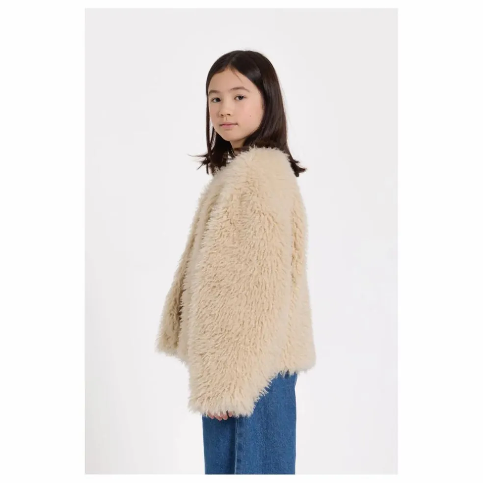 Veste Façon Fourrure Lucky | Beige