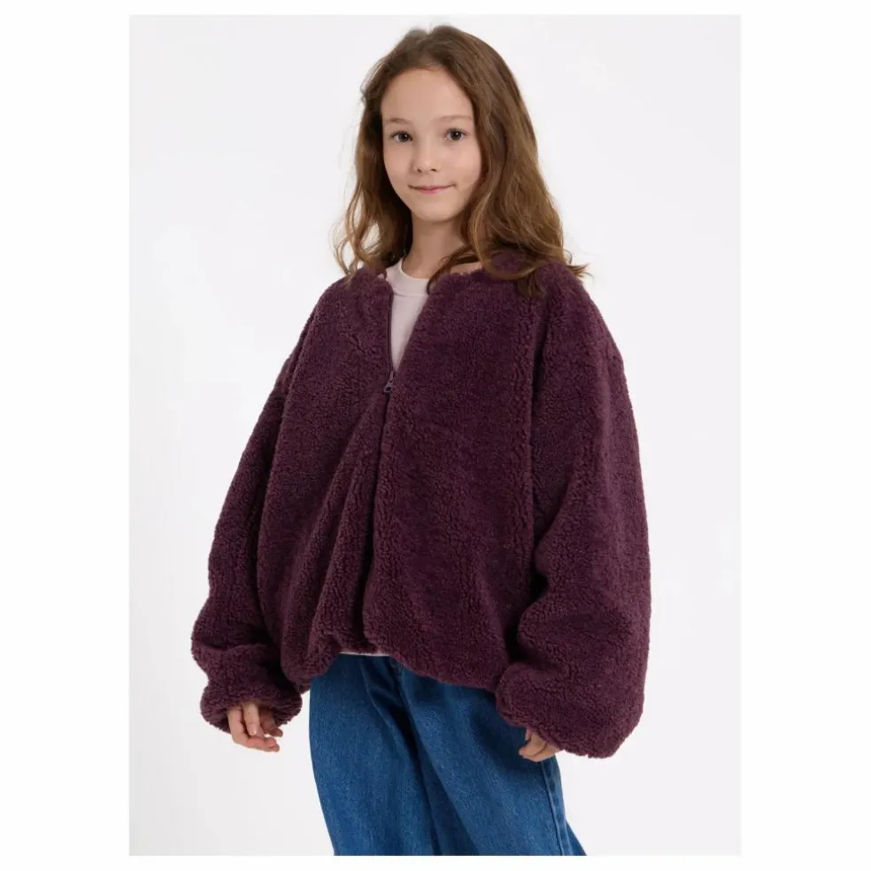 Veste Façon Sherpa Chance | Violet
