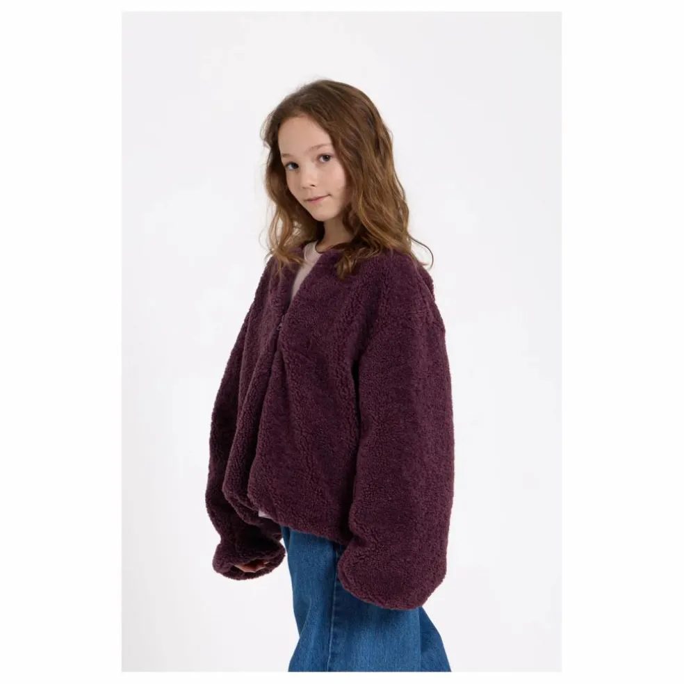 Veste Façon Sherpa Chance | Violet