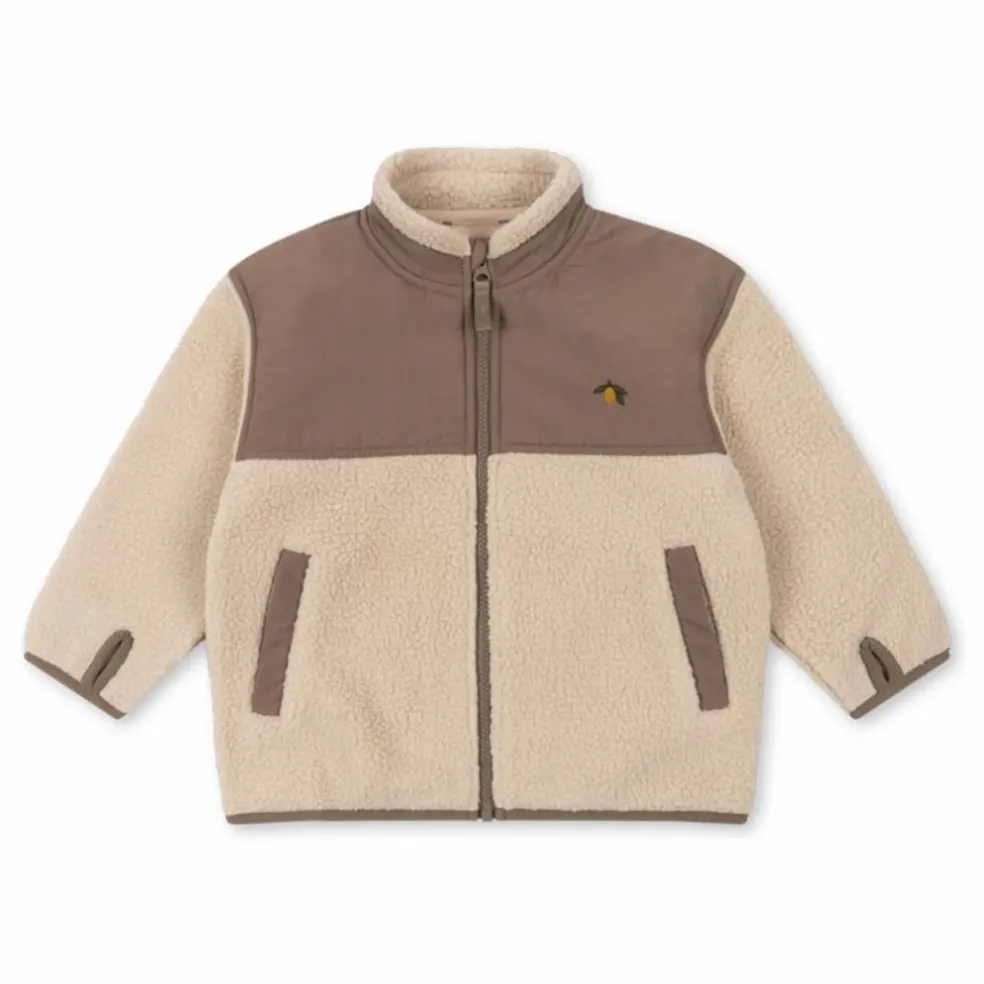 Veste Façon Sherpa Flynn Fibres Recyclées | Beige