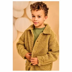 Veste Façon Sherpa Hahoe | Jaune vert