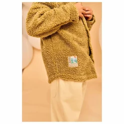 Veste Façon Sherpa Hahoe | Jaune vert