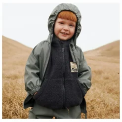 Veste Façon Sherpa Helge Fibres Recyclées | Noir