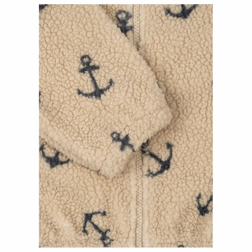 Veste Façon Sherpa Jody Ancres Fibres Recyclées | Beige