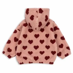 Veste Façon Sherpa Jody Coeurs Fibres Recyclées | Rose