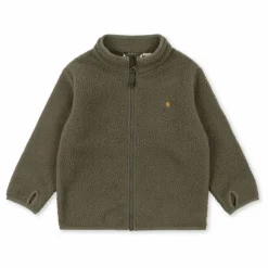 Veste Façon Sherpa Thermy Citron | Vert kaki