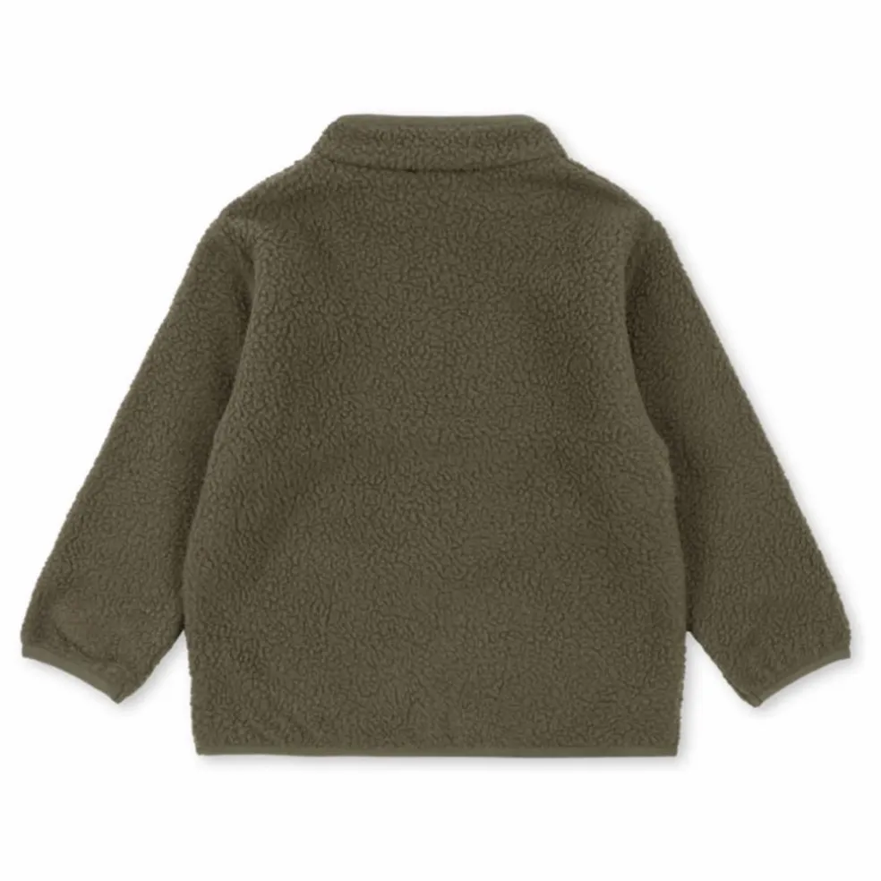 Veste Façon Sherpa Thermy Citron | Vert kaki