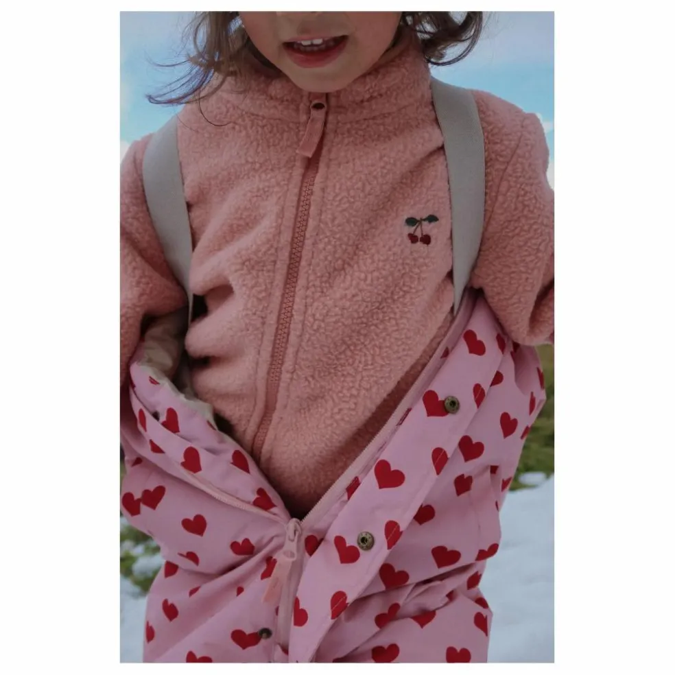 Veste Façon Sherpa Thermy Cerises | Rose