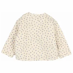 Veste Fourrée Bébé Coton Bio | Ivoire