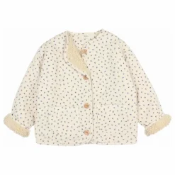 Veste Fourrée Coton Bio | Ivoire