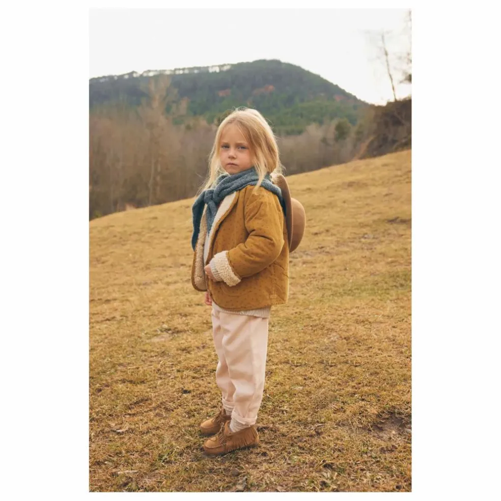 Veste Fourrée Coton Bio | Ocre
