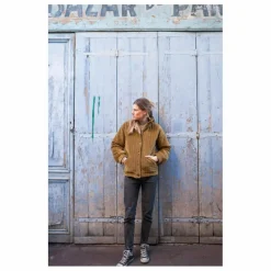 Veste Fourrée Coton Velours Matelassé Rita - Collection Femme | Bronze