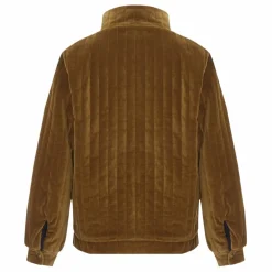 Veste Fourrée Coton Velours Matelassé Rita - Collection Femme | Bronze
