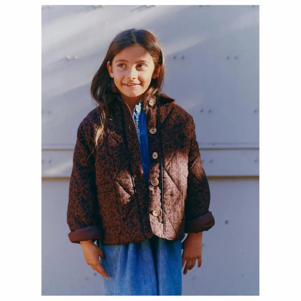 Veste Henriette Léopard | Marron
