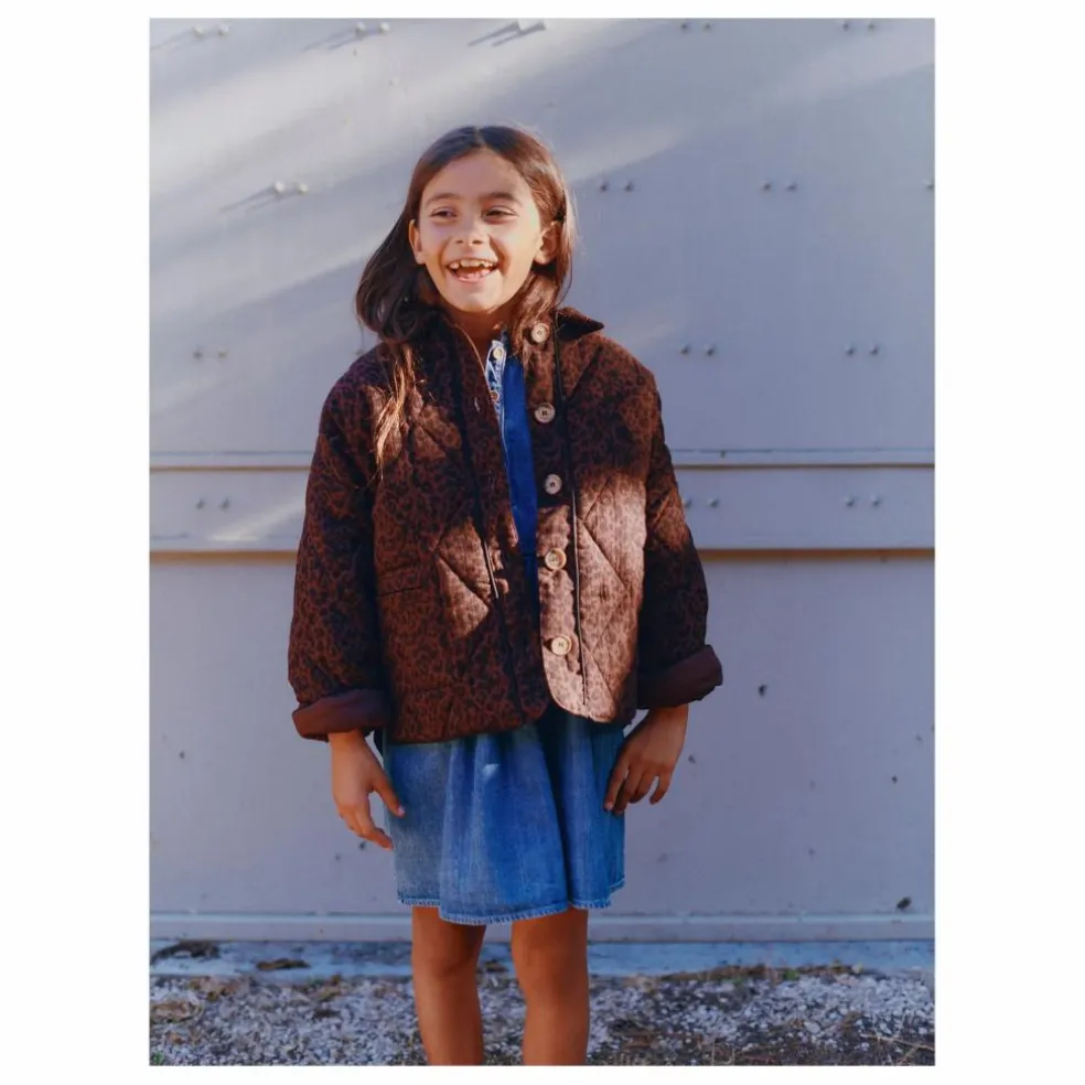 Veste Henriette Léopard | Marron