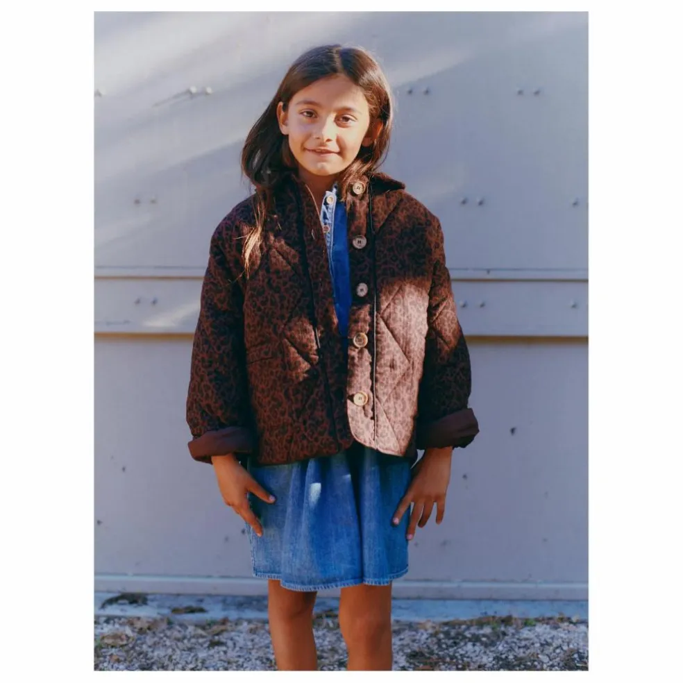 Veste Henriette Léopard | Marron