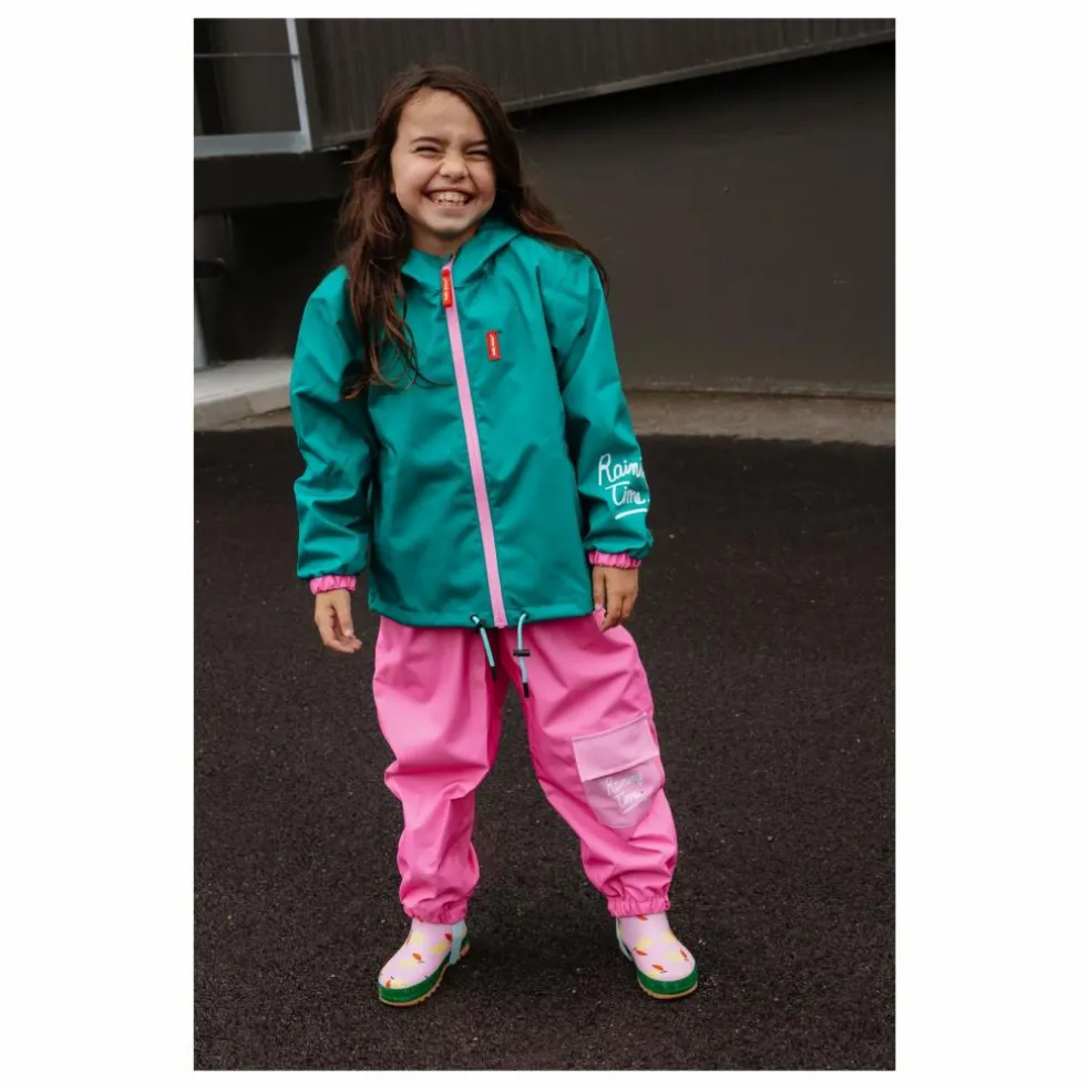 Veste Imperméable | Turquoise