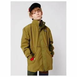 Veste Imperméable Tic Tac Toe Fibres Recyclées | Vert kaki