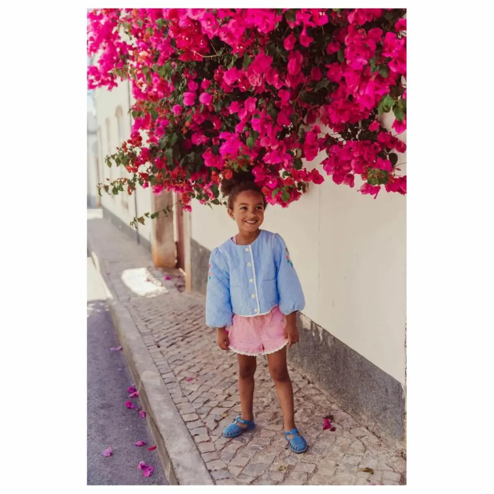 Veste Joulia Coton Bio | Bleu ciel