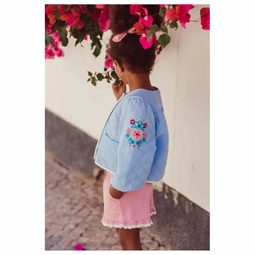 Veste Joulia Coton Bio | Bleu ciel