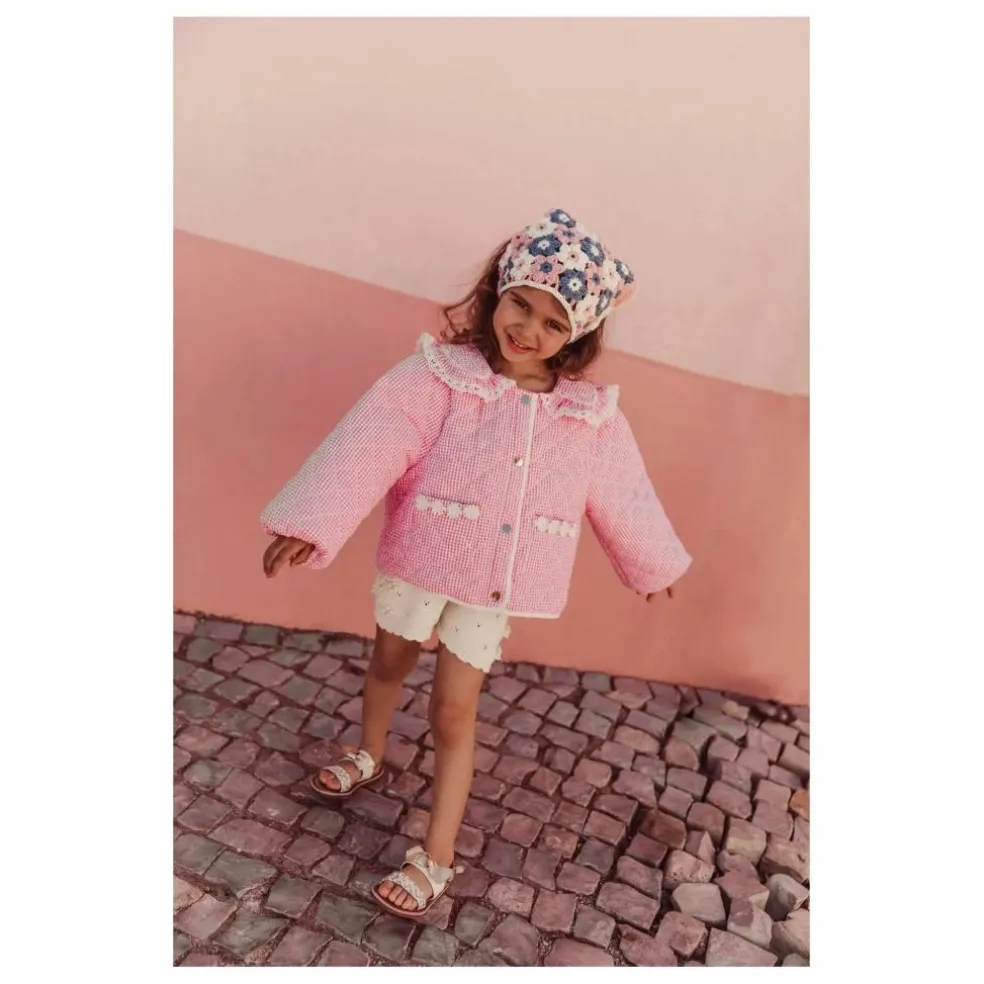 Veste Joulia Coton Bio | Rose bonbon