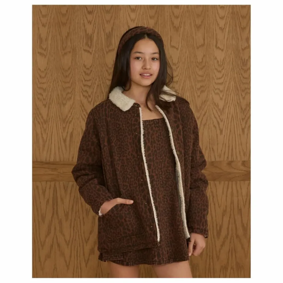 Veste Leopard | Marron