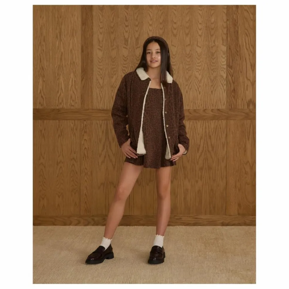 Veste Leopard | Marron