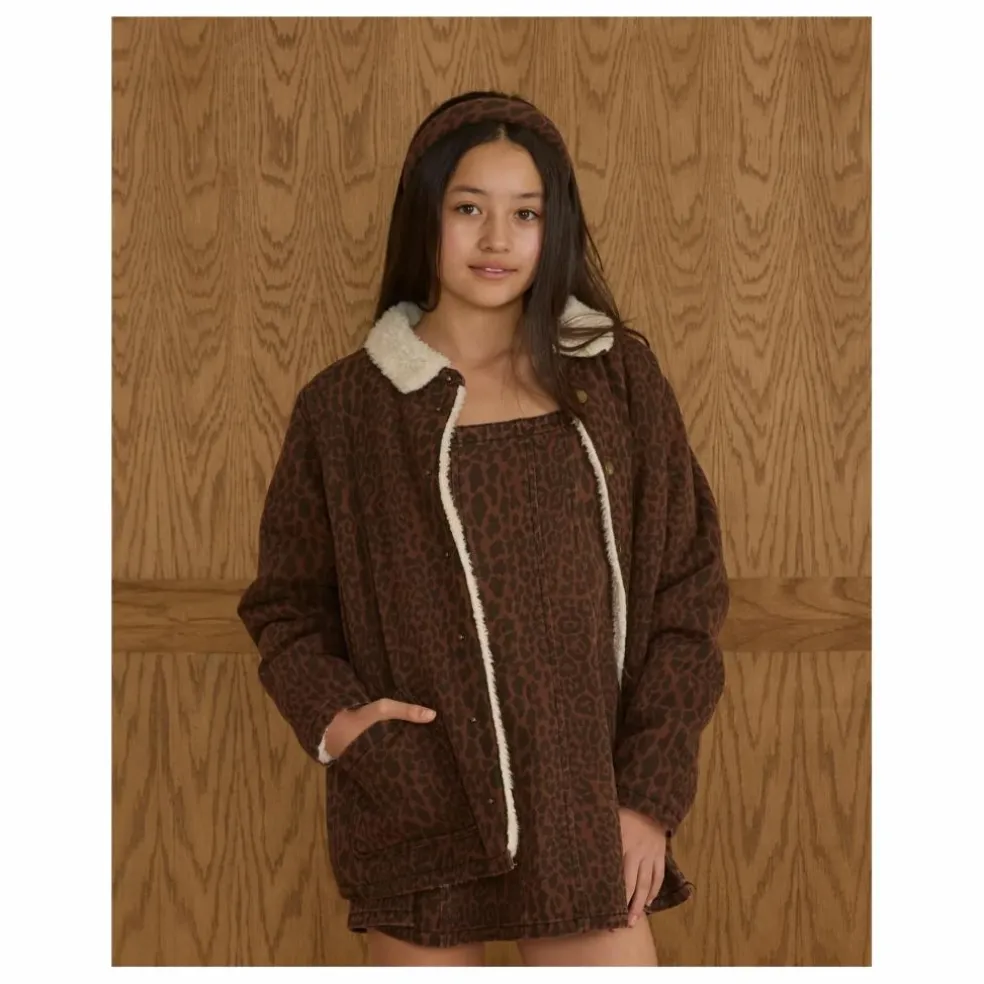 Veste Leopard | Marron