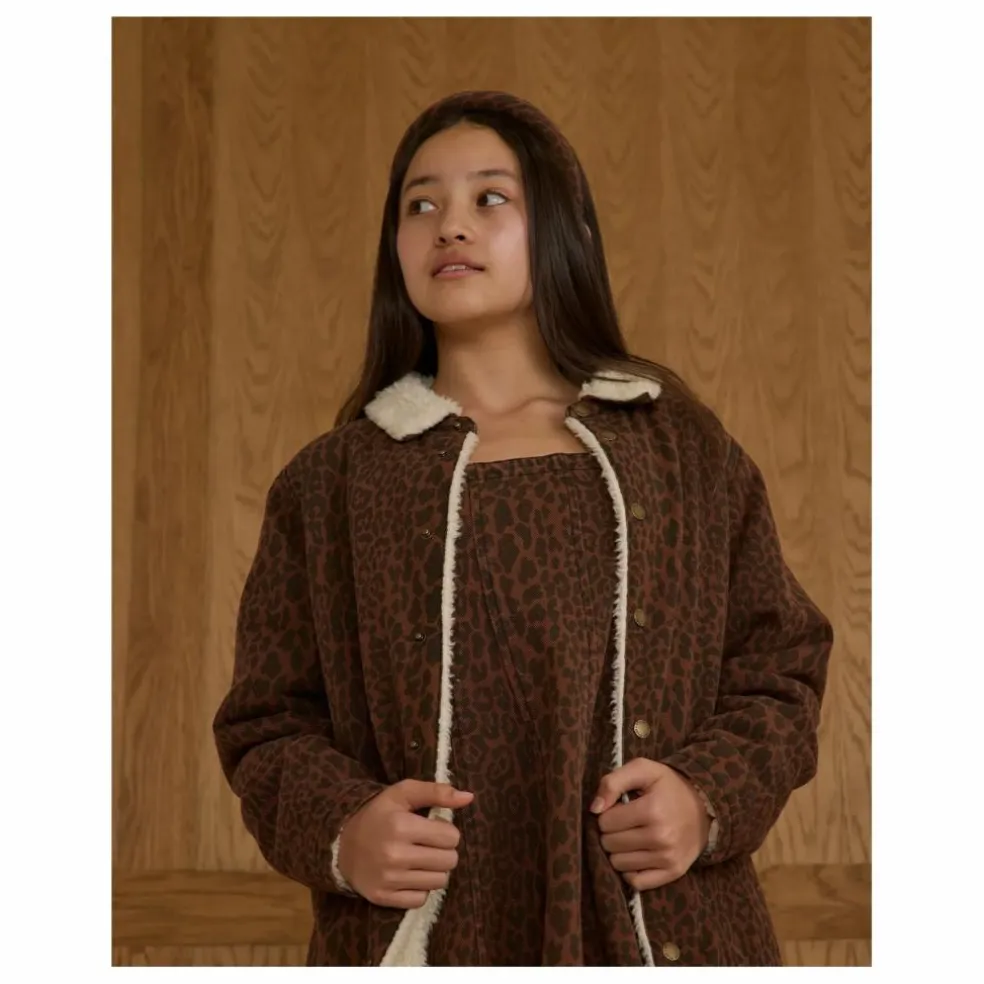 Veste Leopard | Marron