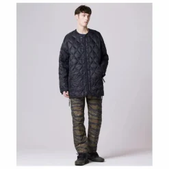 Veste Longue Military Matelassée Unisexe | Noir