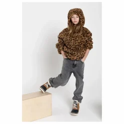 Veste longue moltonnée | Vert kaki