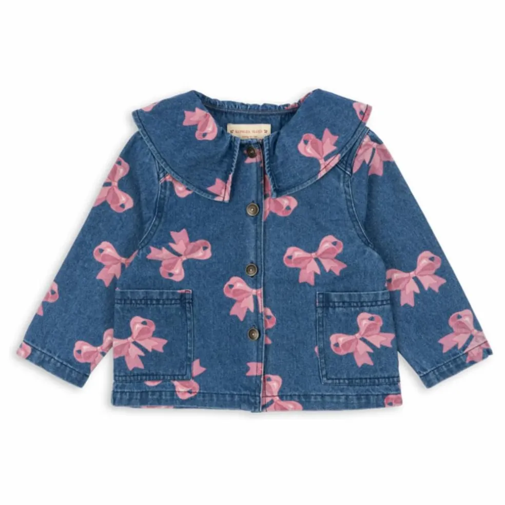 Veste Magot Nœud Coton Bio | Denim brut