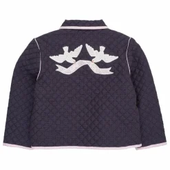 Veste Matelassée Coton Bio | Bleu marine