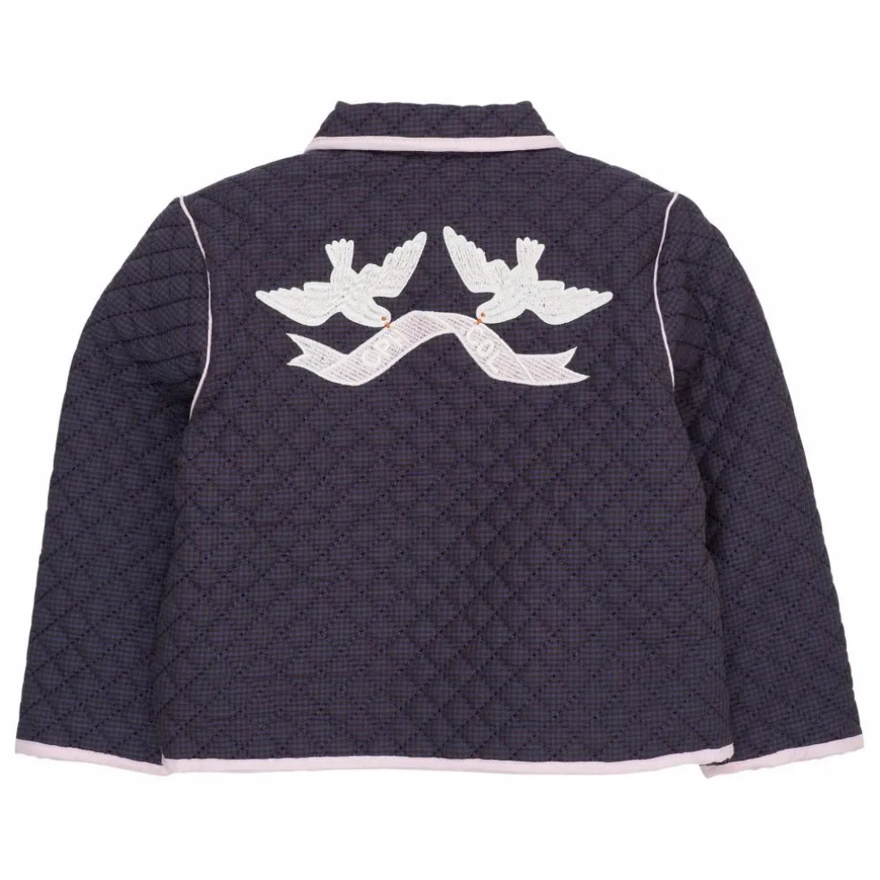 Veste Matelassée Coton Bio | Bleu marine