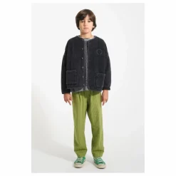Veste Matelassée Côtelée Coton Bio | Noir