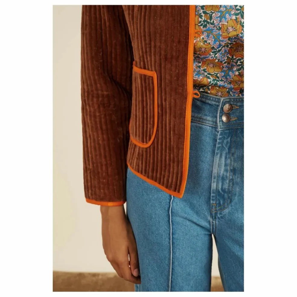 Veste Matelassée Fittonia | Marron