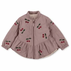 Veste Matelassée Juna Cerises | Mauve