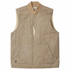 Veste Matelassée Sans Manches | Marron clair
