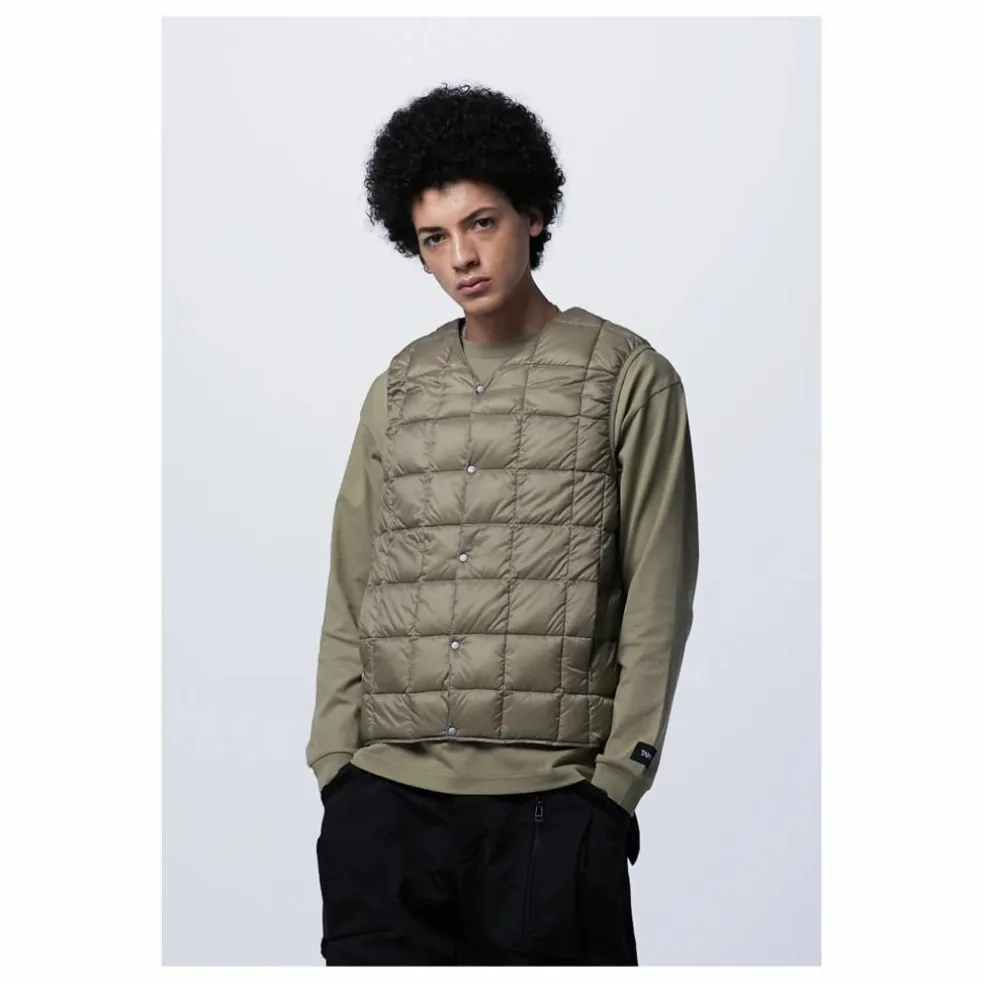 Veste Matelassée Sans Manches Unisexe | Beige