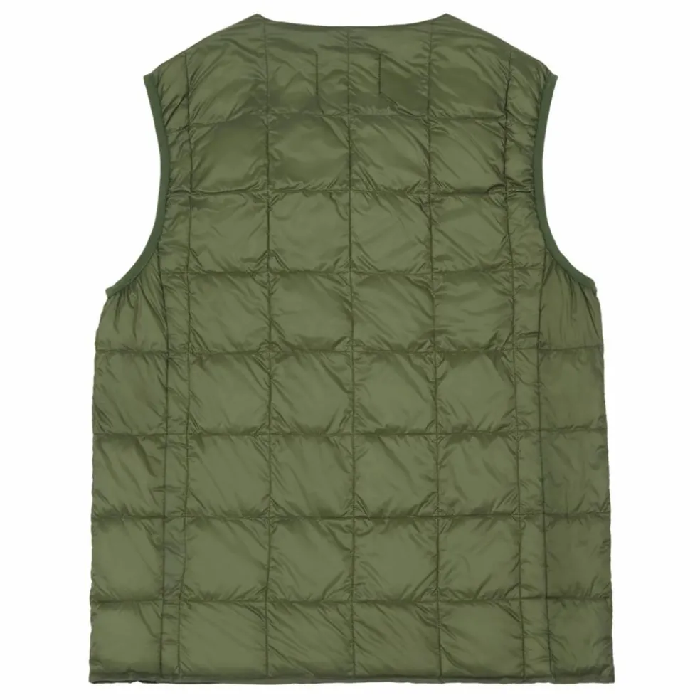 Veste Matelassée Sans Manches | Vert olive