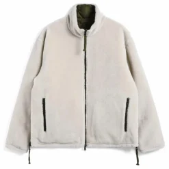 Veste Militaire Réversible Col Montant | Olive