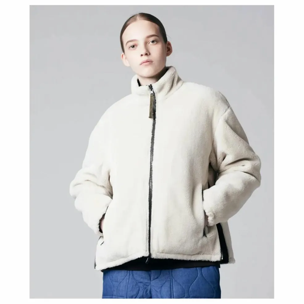 Veste Militaire Réversible Col Montant | Olive